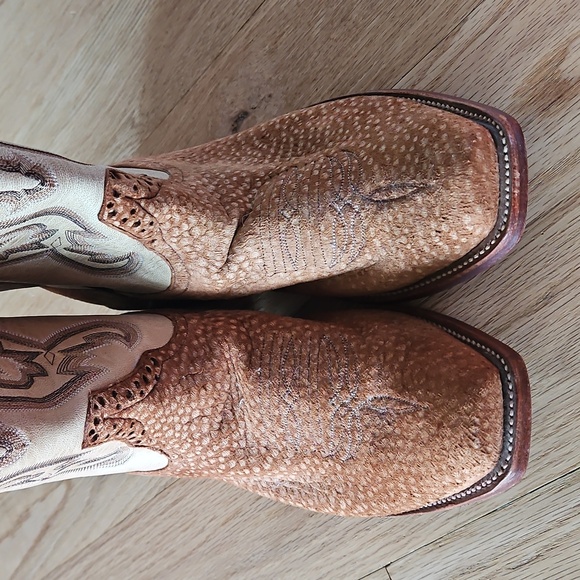 Men's Rios Of Mercedes Carpincho CR9015 Cowboy Boots Size 9D - Picture 2 of 11